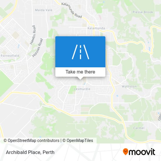 Archibald Place map