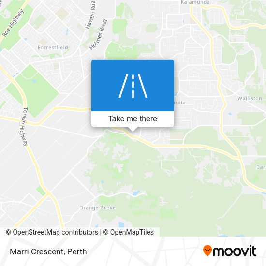 Marri Crescent map