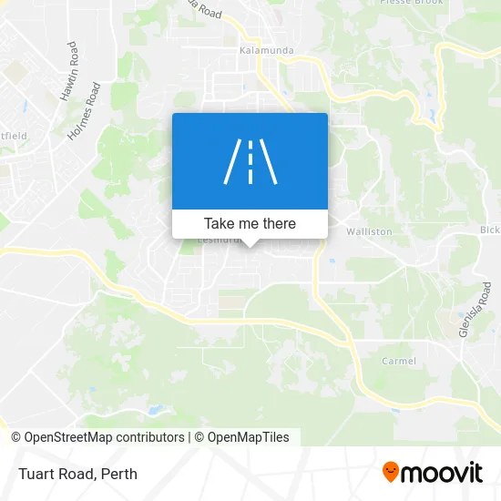 Mapa Tuart Road