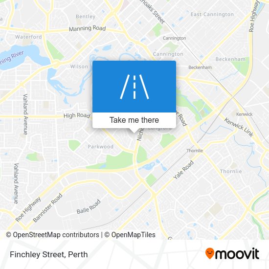 Finchley Street map