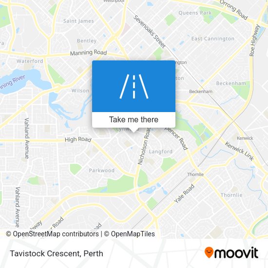 Tavistock Crescent map