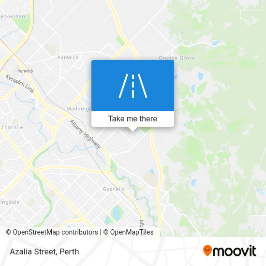 Mapa Azalia Street