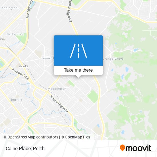 Calne Place map