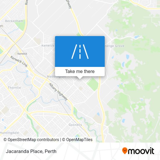 Jacaranda Place map