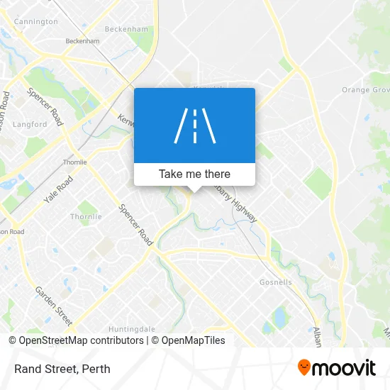 Mapa Rand Street