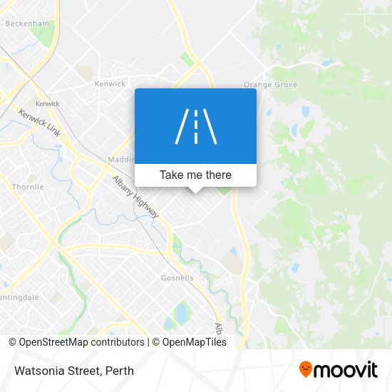 Watsonia Street map