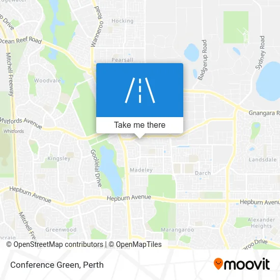 Mapa Conference Green