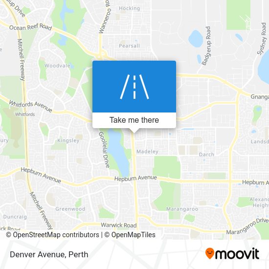 Denver Avenue map