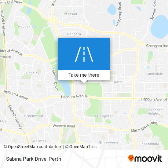 Sabina Park Drive map