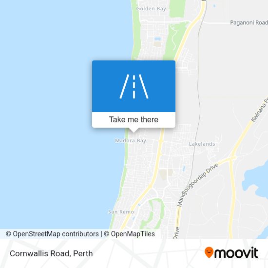 Cornwallis Road map