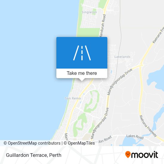 Guillardon Terrace map
