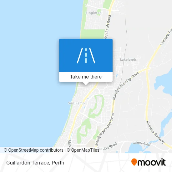 Mapa Guillardon Terrace