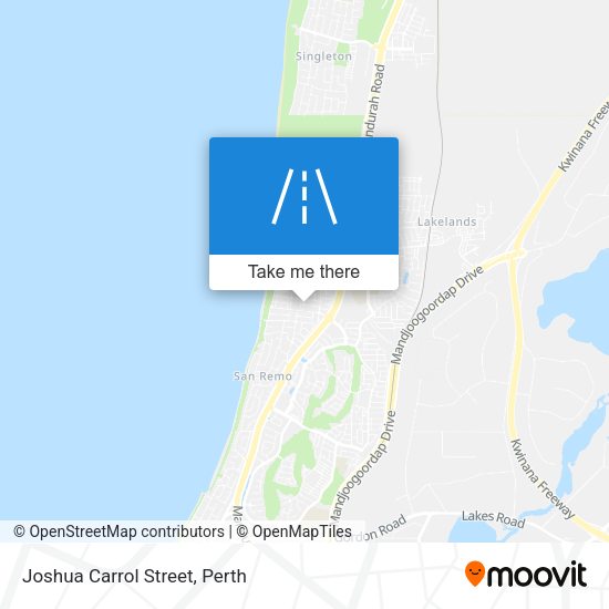 Joshua Carrol Street map