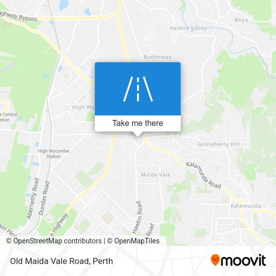 Old Maida Vale Road map