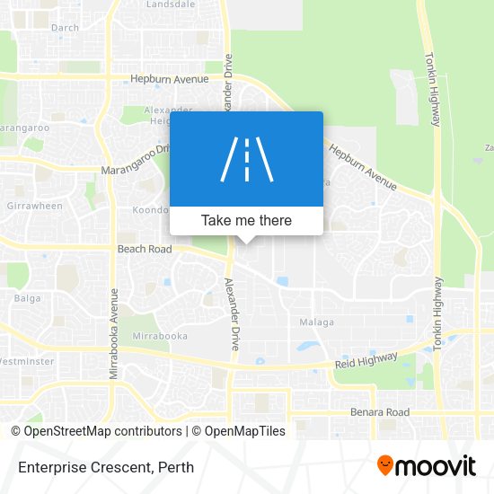 Enterprise Crescent map