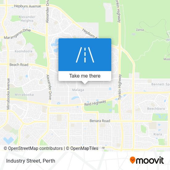 Industry Street map
