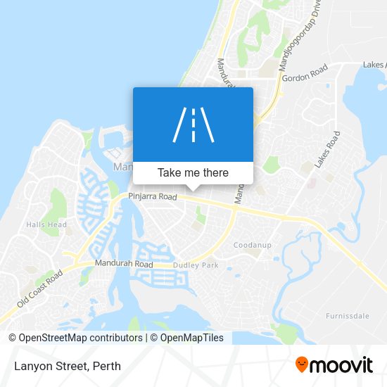 Lanyon Street map