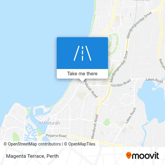 Mapa Magenta Terrace