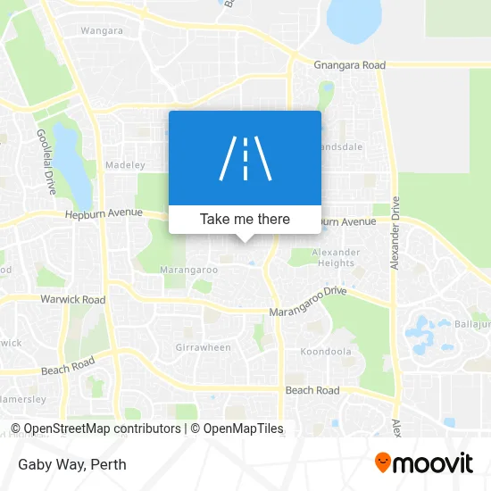 Mapa Gaby Way