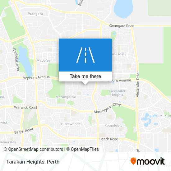 Tarakan Heights map