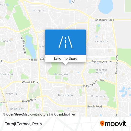 Tarraji Terrace map
