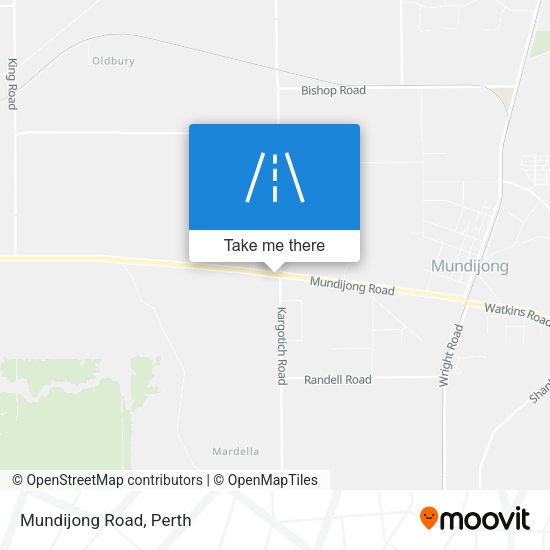 Mundijong Road map