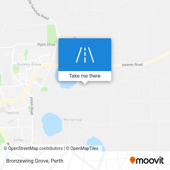 Bronzewing Grove map