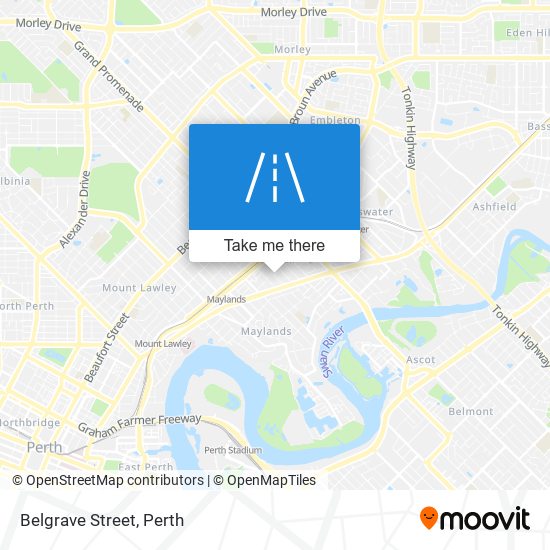 Belgrave Street map