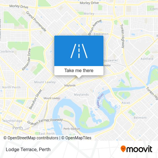 Lodge Terrace map