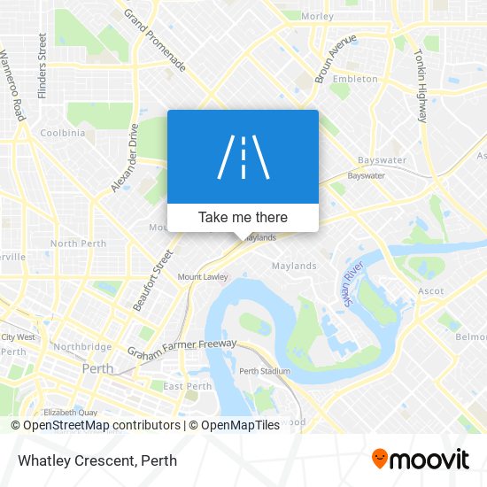 Whatley Crescent map