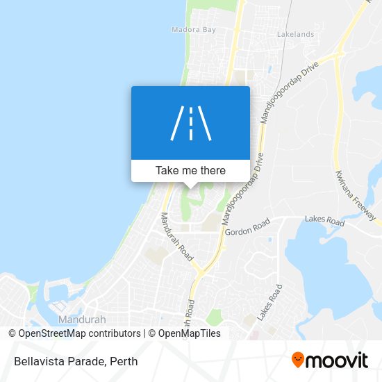 Bellavista Parade map