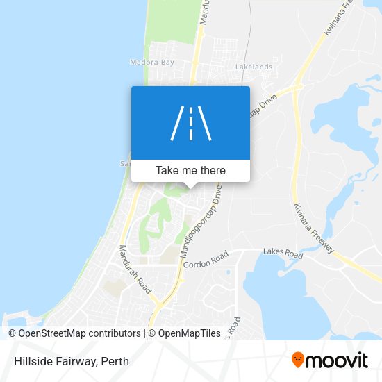 Hillside Fairway map