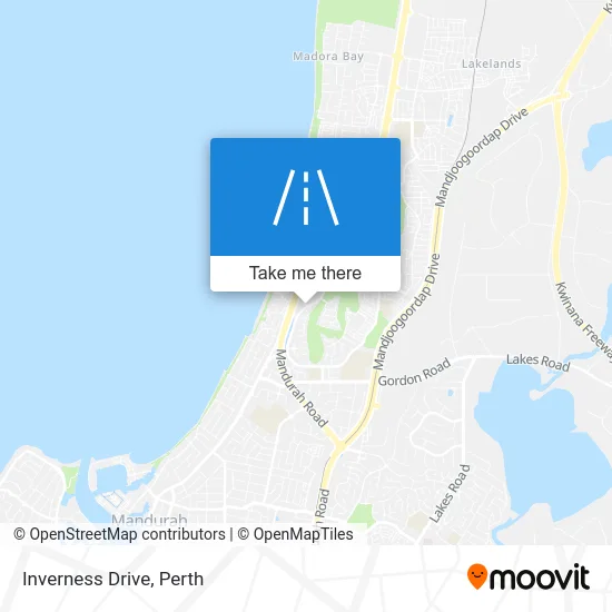 Mapa Inverness Drive
