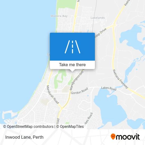 Mapa Inwood Lane