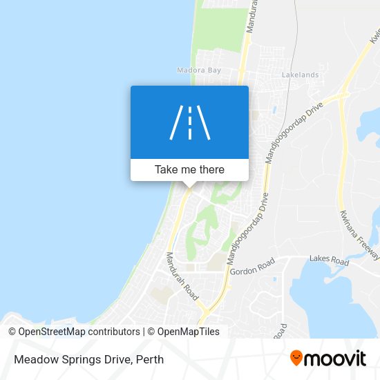 Meadow Springs Drive map