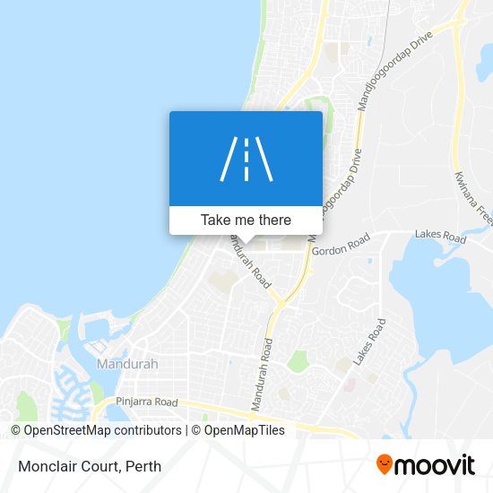 Monclair Court map