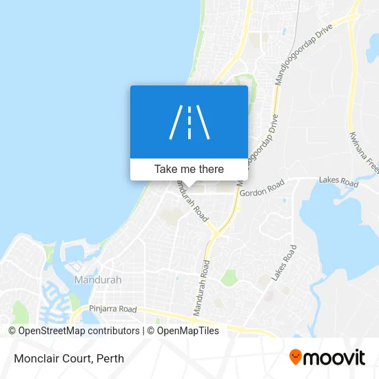 Monclair Court map