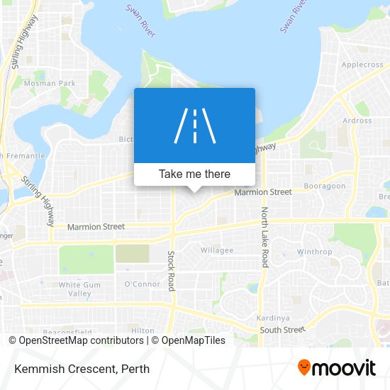 Kemmish Crescent map
