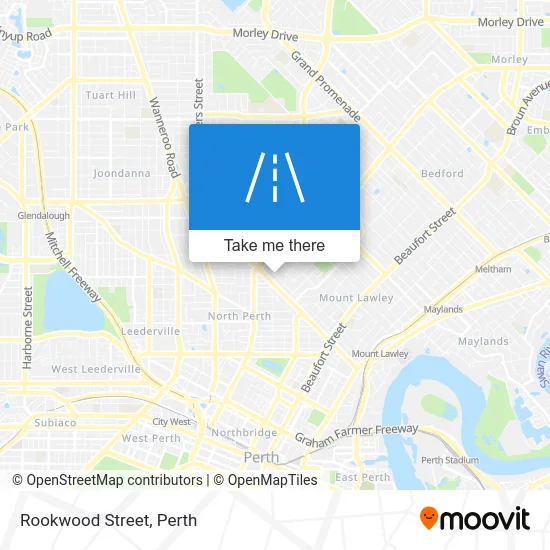 Mapa Rookwood Street