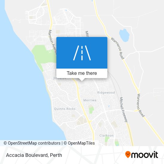 Accacia Boulevard map