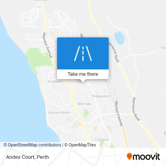 Mapa Andes Court