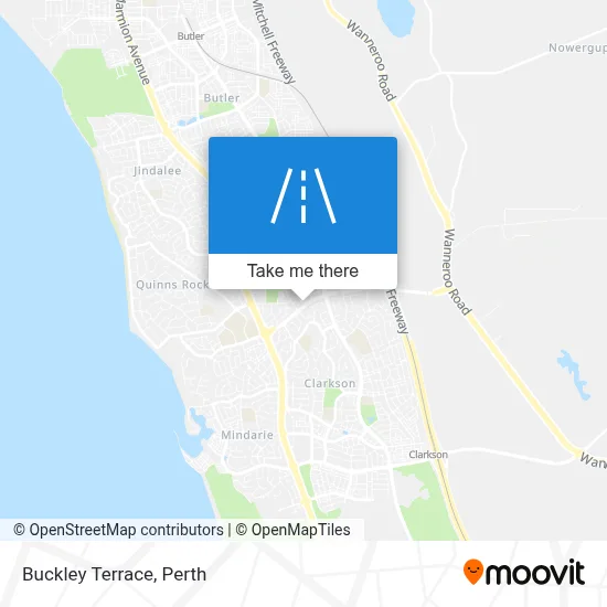 Mapa Buckley Terrace