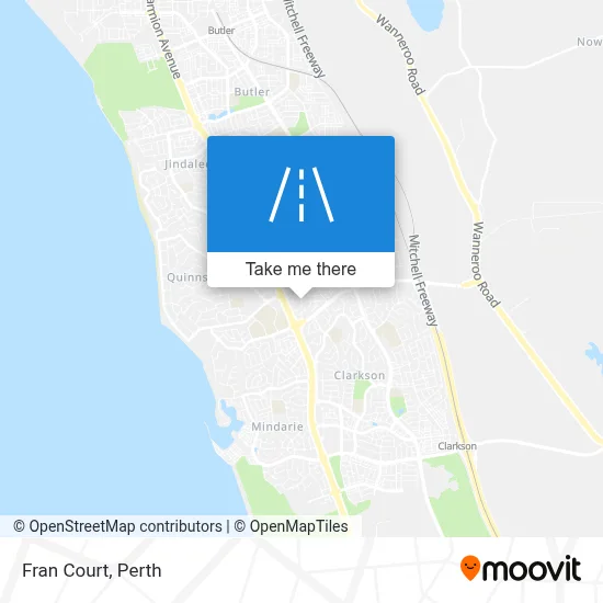Mapa Fran Court