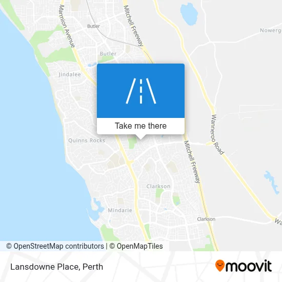 Mapa Lansdowne Place