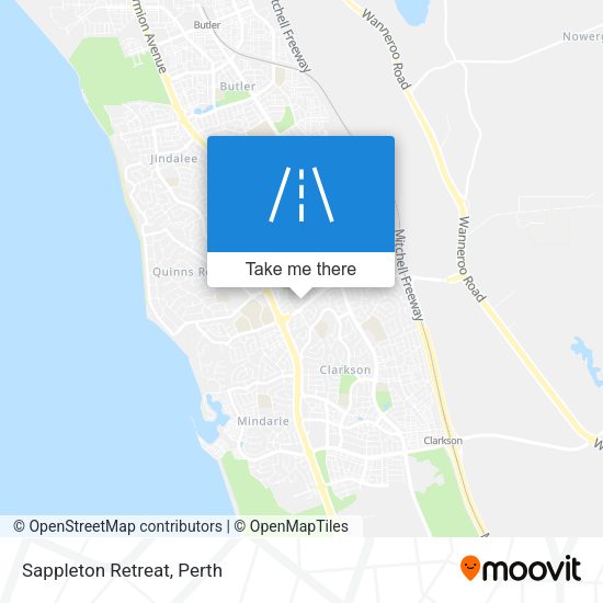 Sappleton Retreat map