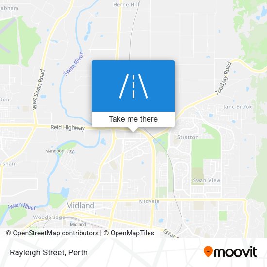 Rayleigh Street map