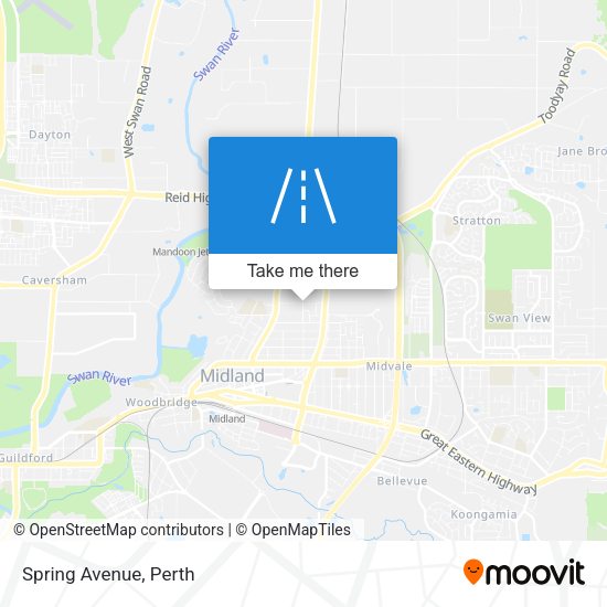 Spring Avenue map