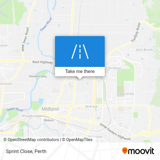 Mapa Sprint Close