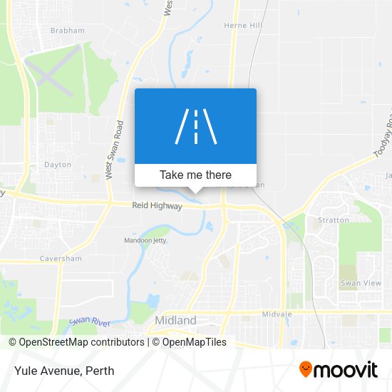 Yule Avenue map