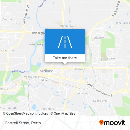 Gartrell Street map